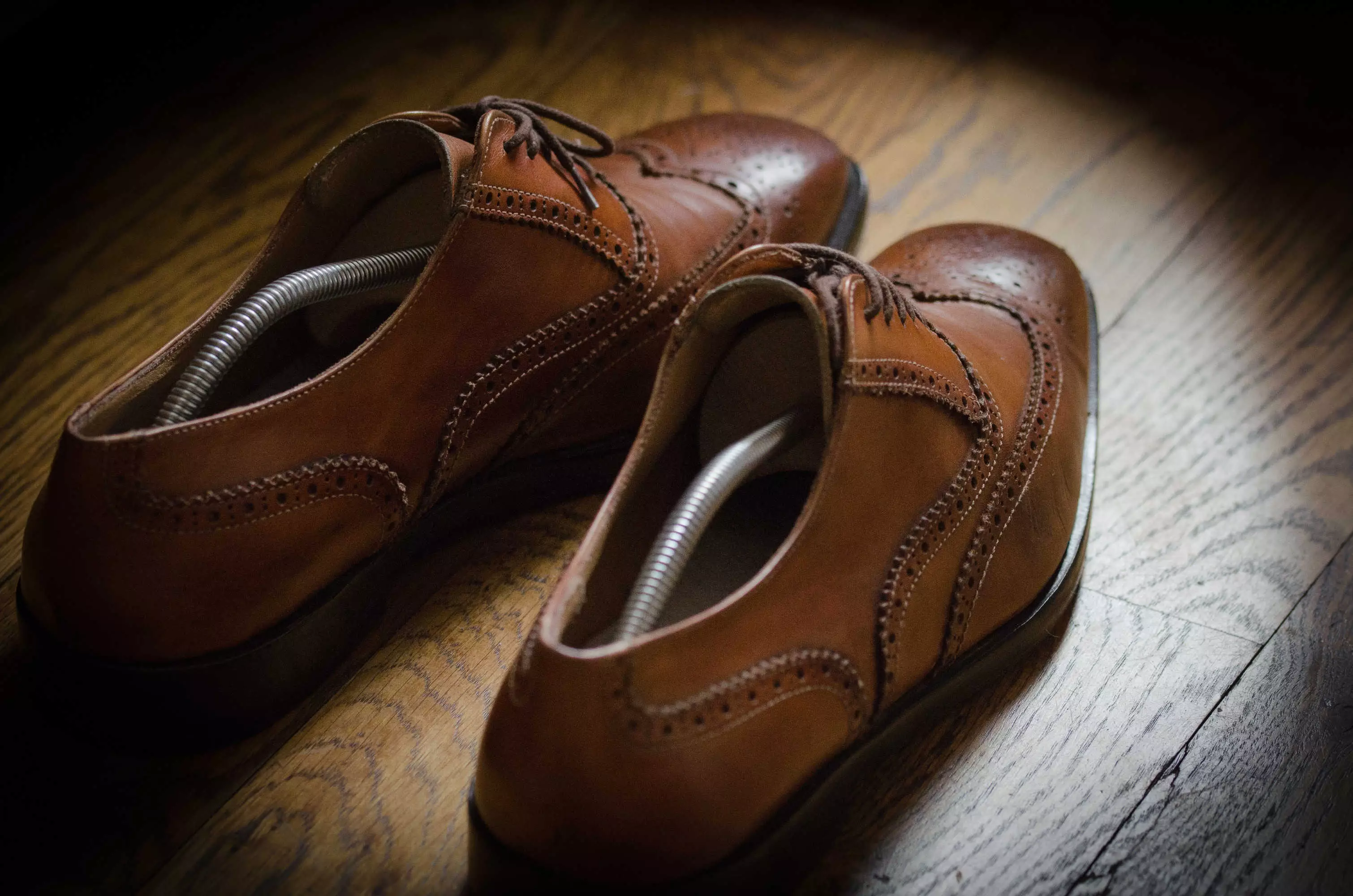 Schoen met schoenhouder